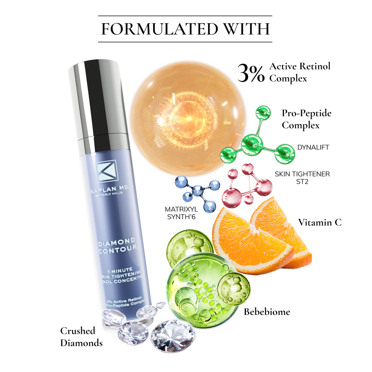 Diamond Contour  1 Minute Skin Tightening Retinol Concentrate